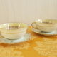 Art of Limoges Bernardeaud Very beautiful Old porcelain cups patterns flowers