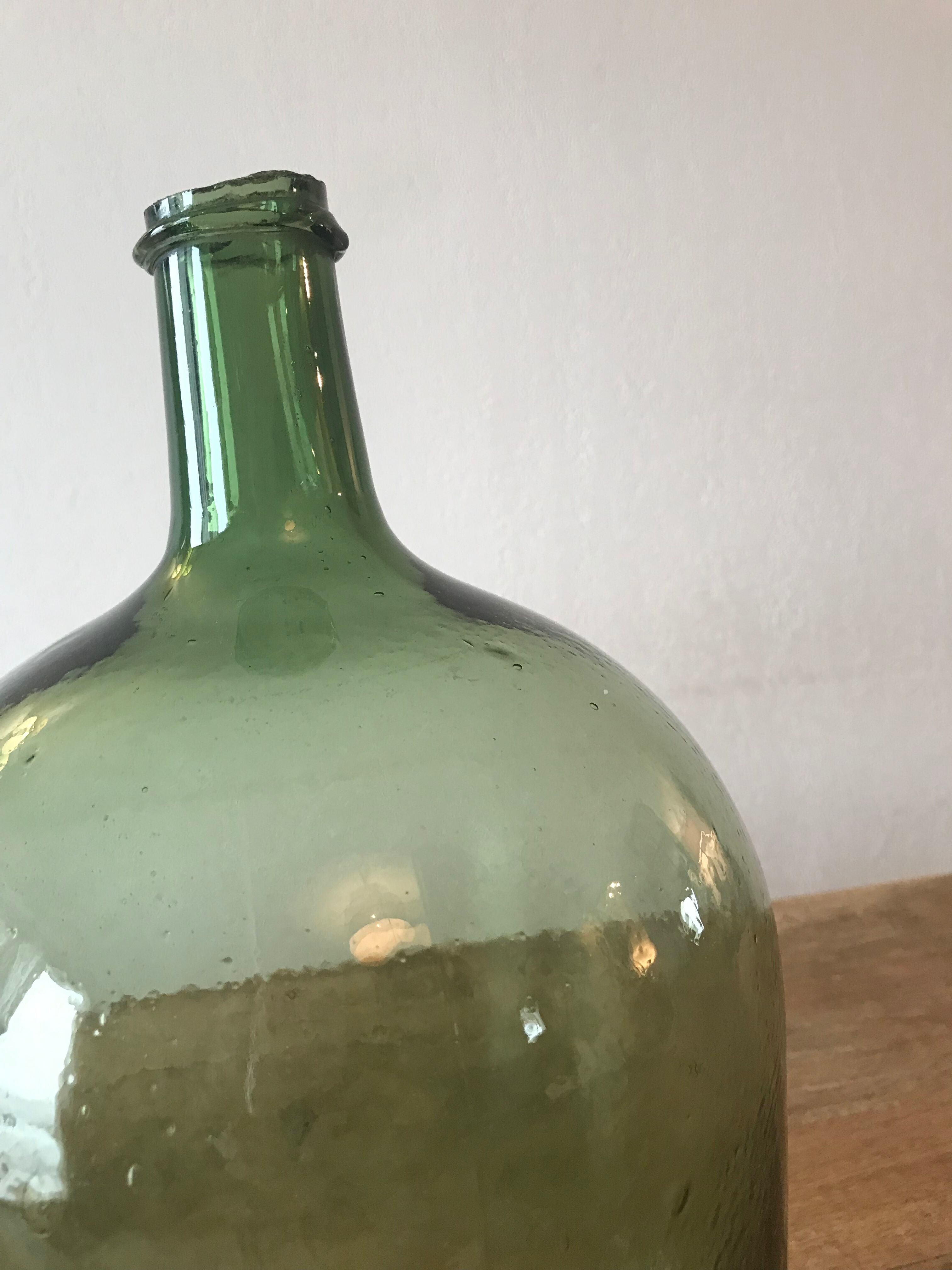 Large old demijohn