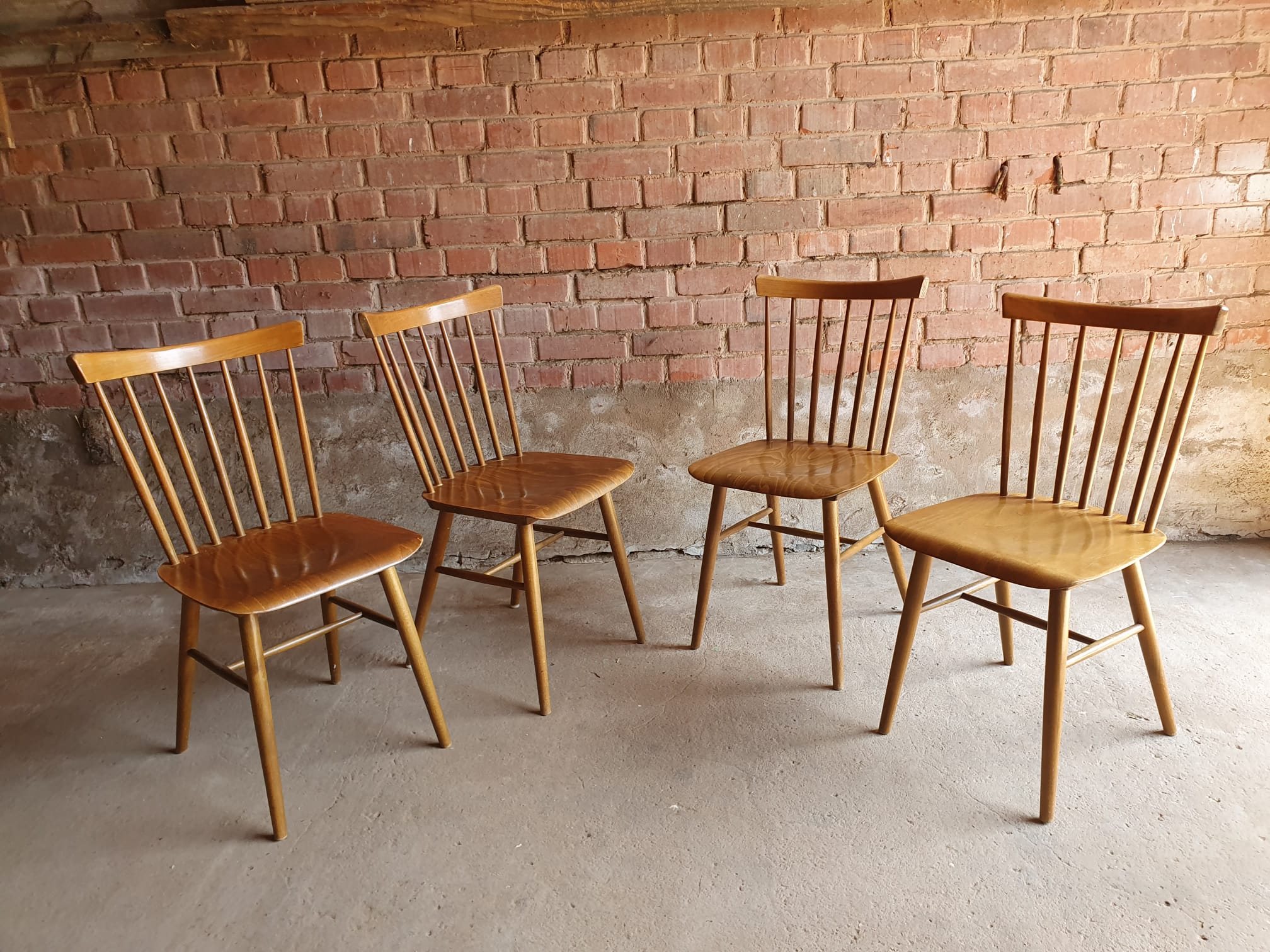 4 bistro chairs 1960