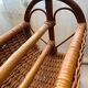 Panier / porte-revues rotin vintage