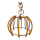 Rattan suspension in the style of Louis Sognot, 1960.