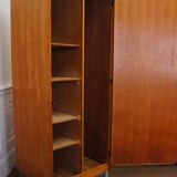 Vintage oak wardrobe 1960