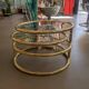 Table basse vintage pivotante