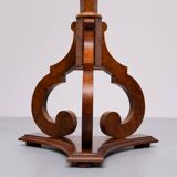 Stunning large Antique Biedermeier Burl floor lamp . Germany