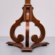 Stunning large Antique Biedermeier Burl floor lamp . Germany
