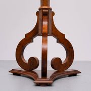 Stunning large Antique Biedermeier Burl floor lamp . Germany