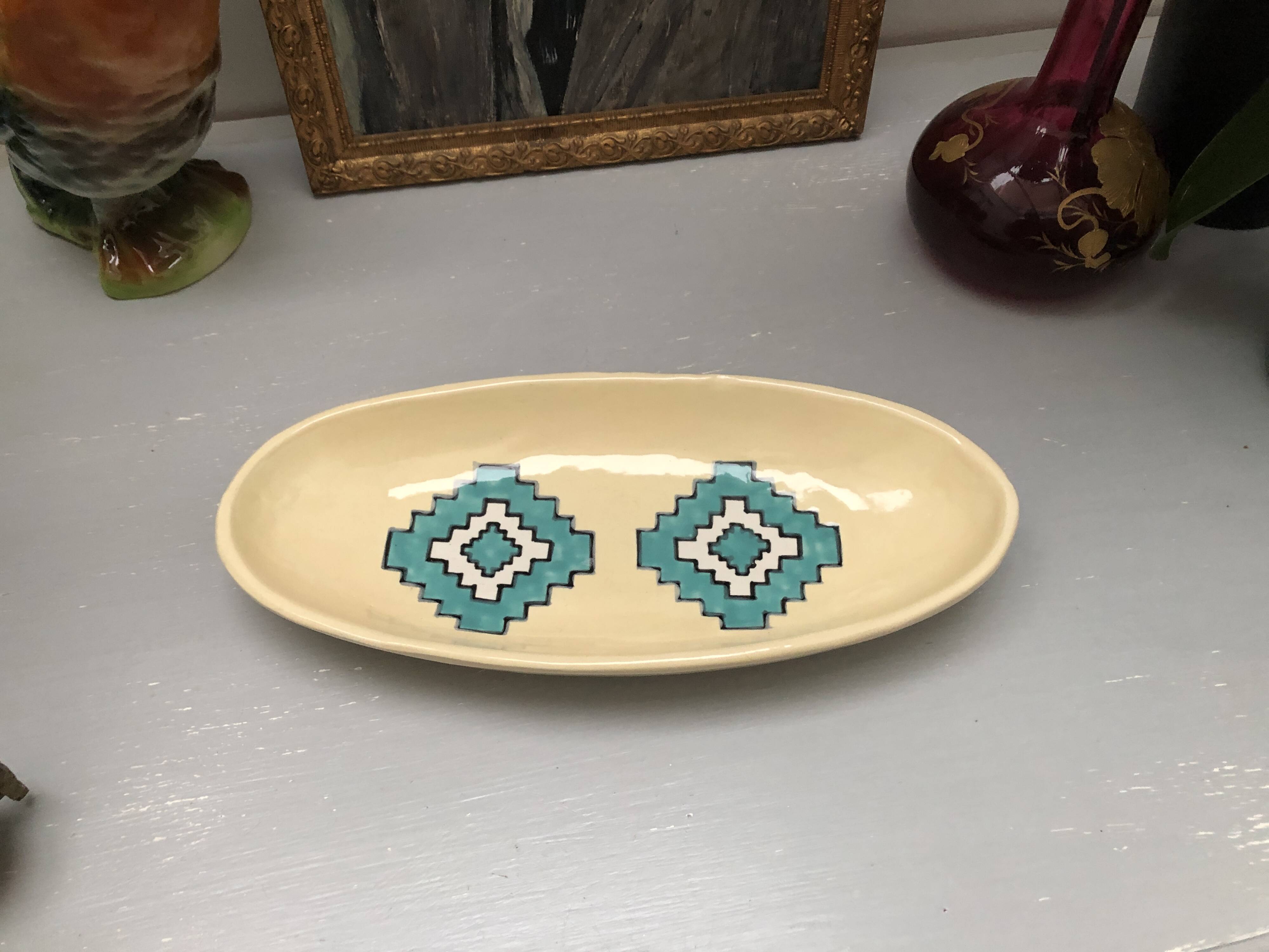 Plat vide poche en céramique design