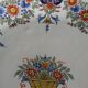 Desvres faience plate signed Fourmaintraux Courquin 19th century