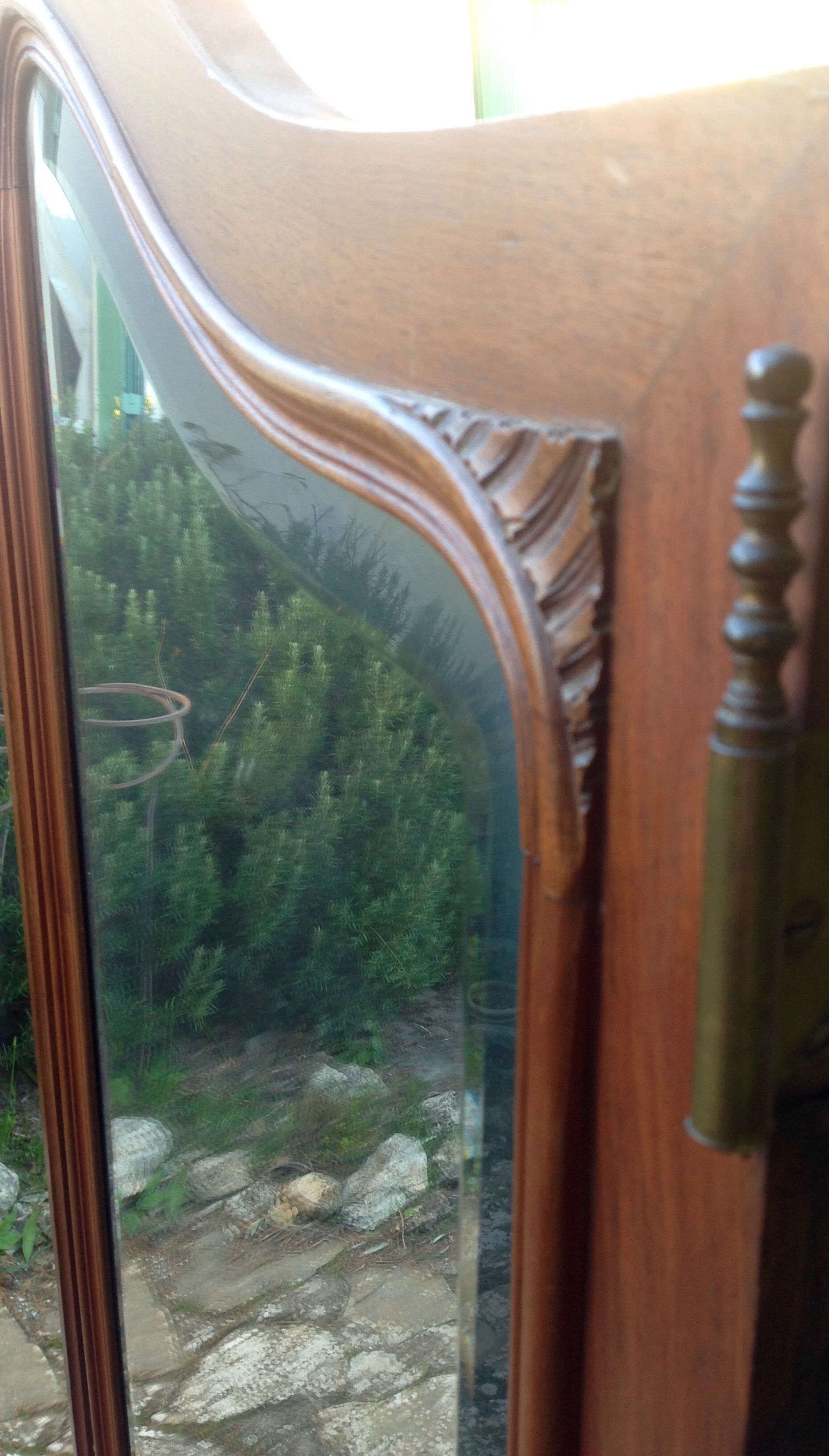 Antique beveled mirrors