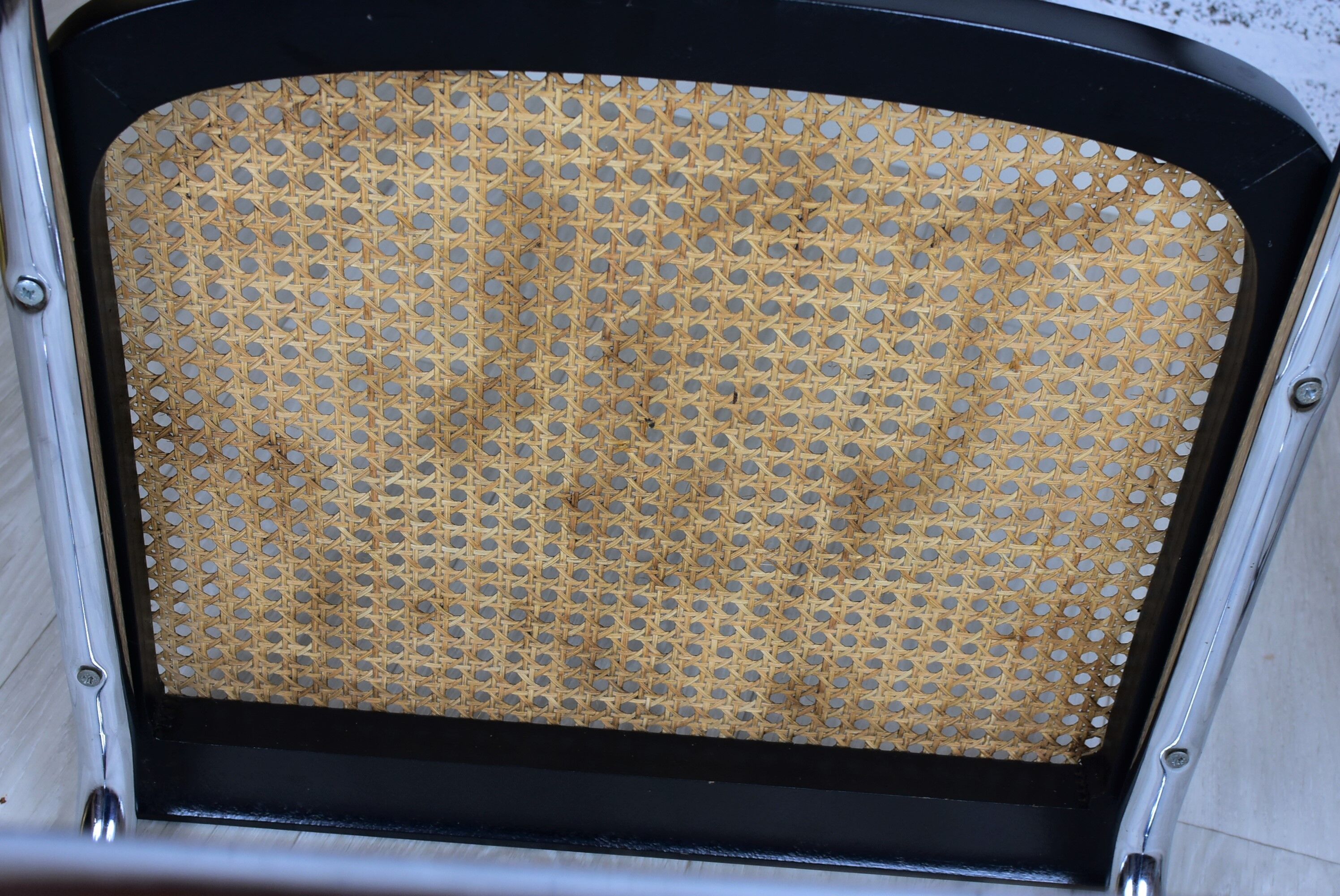 Pair of vintage chairs B32 Marcel Breuer, black