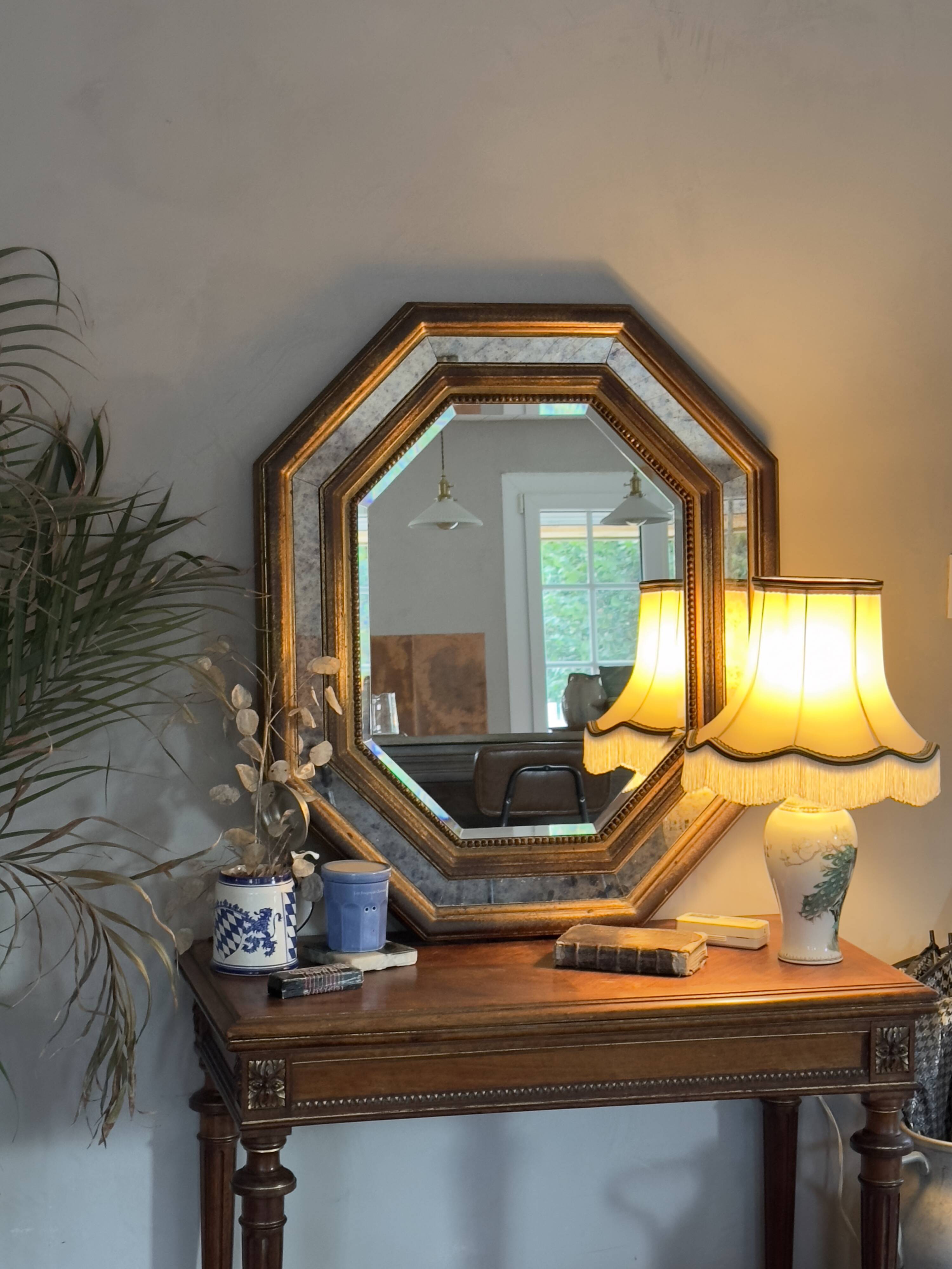 Antique gold mirror Deknudt