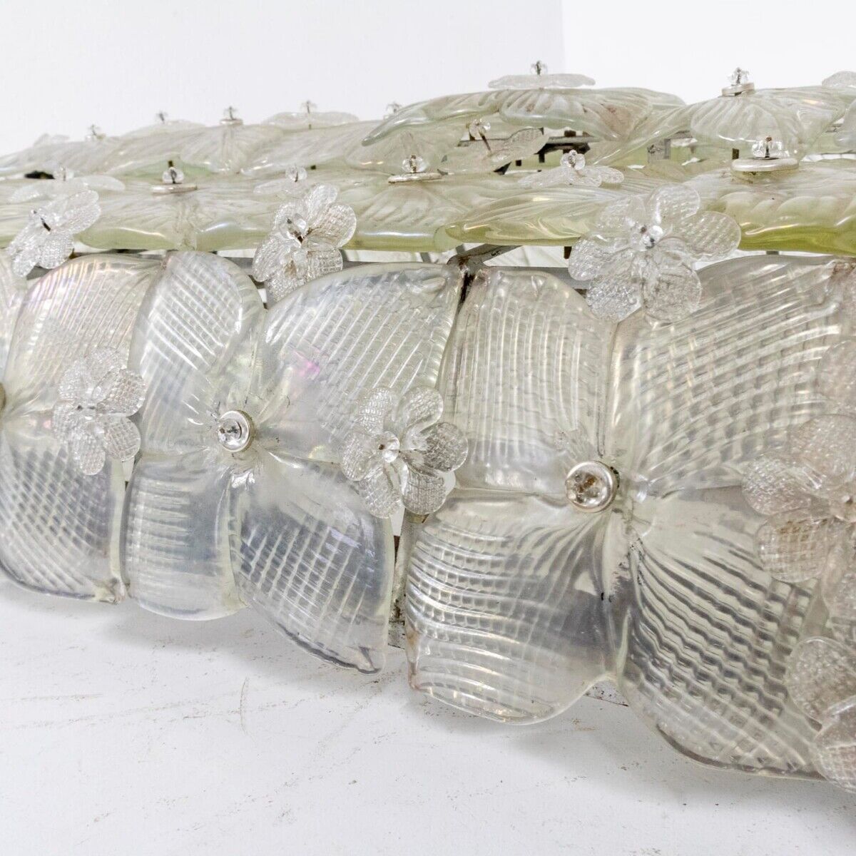 Mid-Century Modern Murano Glass Wall Lights, Italy, 1950s