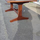 Teak central extension table circa 1960