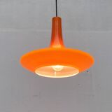 Mid-century glass tulip pendant by Peill & Putzler, 1960s