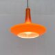 Mid-century glass tulip pendant by Peill & Putzler, 1960s