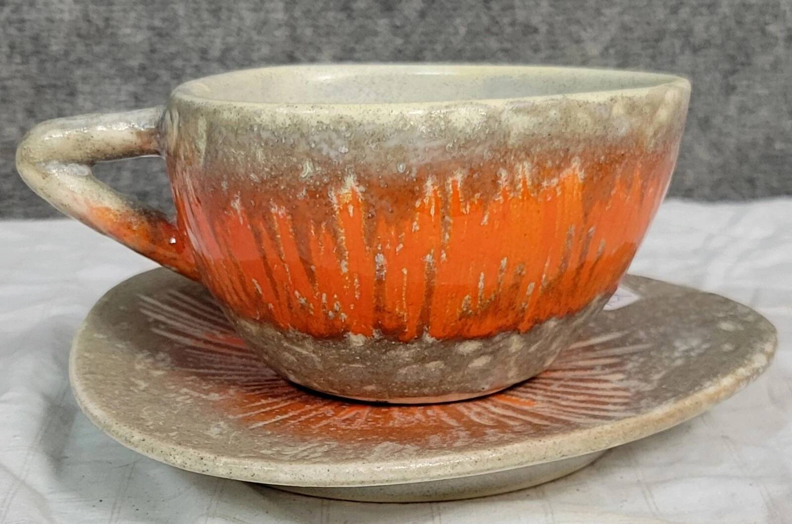 1930s ceramic cup and saucer
