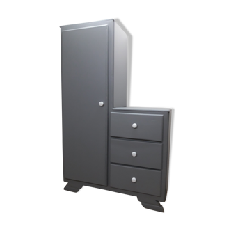 Vintage asymmetrical wardrobe
