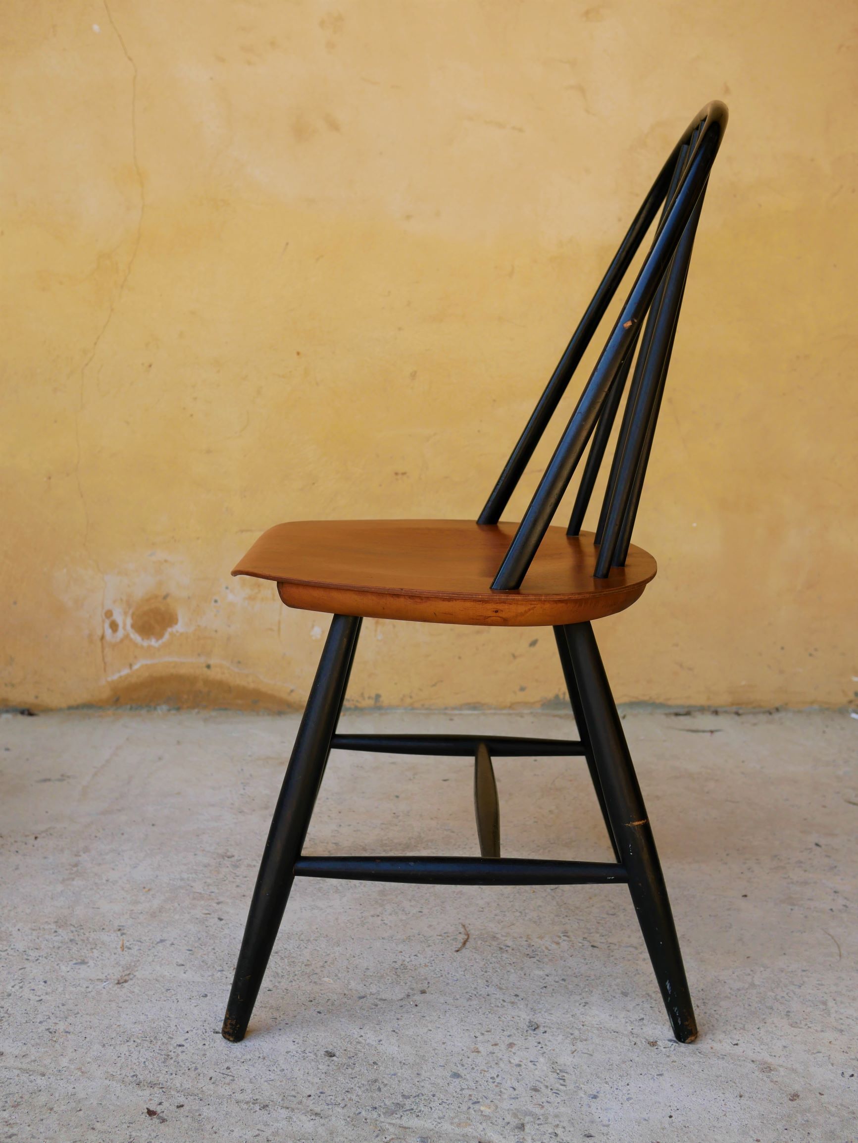 Set of 4 chairs Scandinavian by Sven Erik Fryklund for Hagafors Stolfabrik