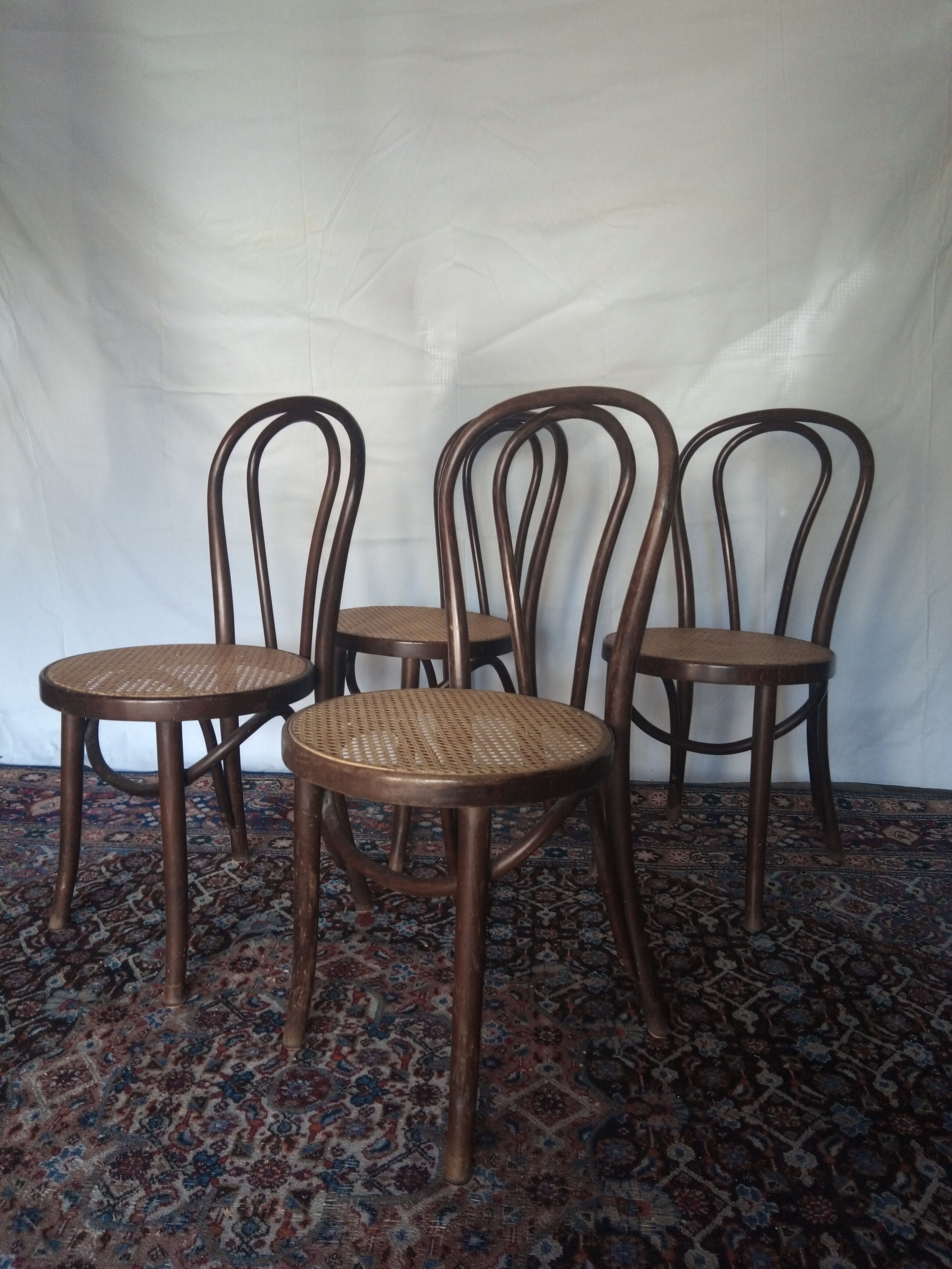Vintage Thonet bistro chairs