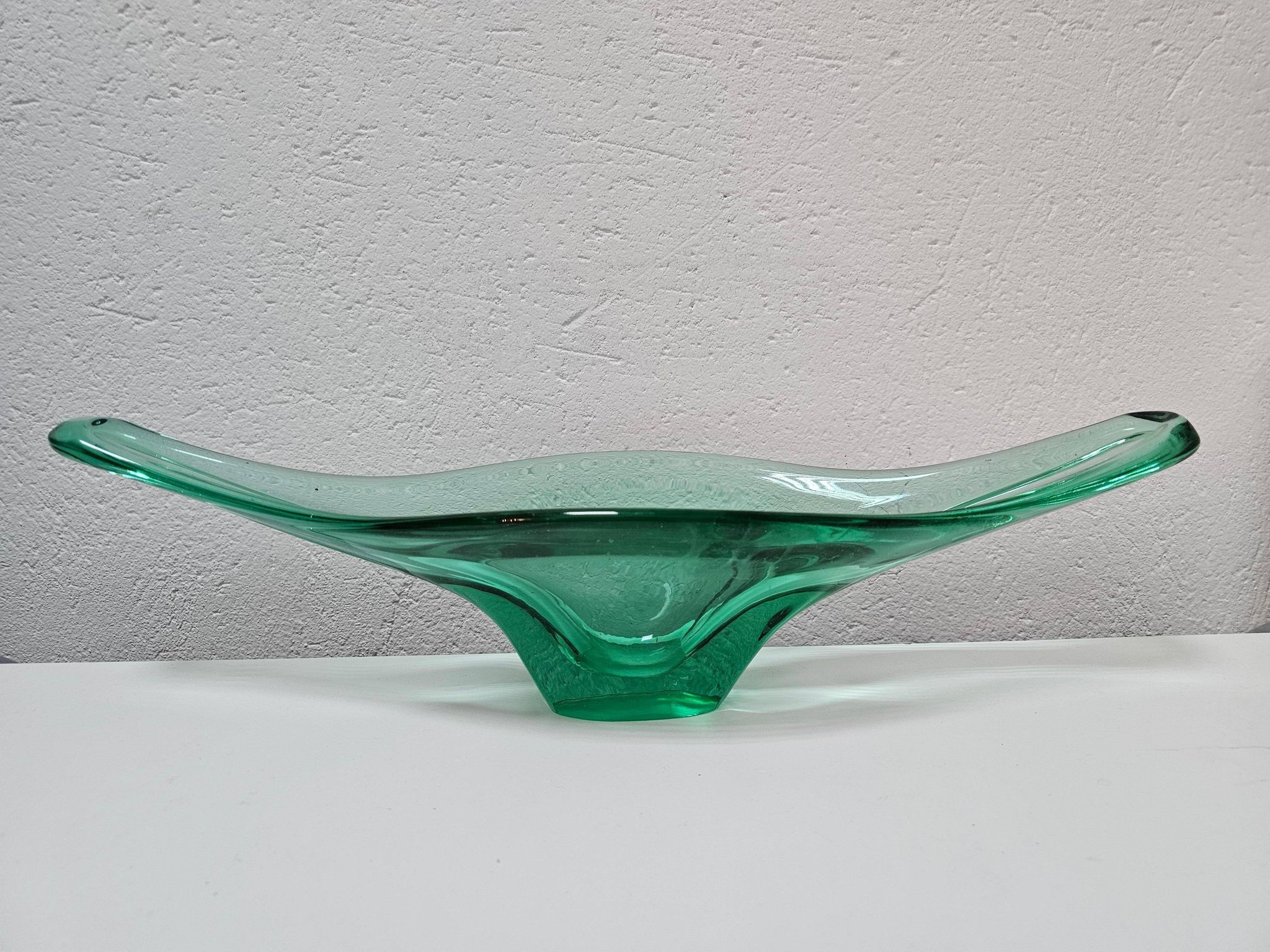 XXL Murano glass bowl in the shape of a gondola, 1960s