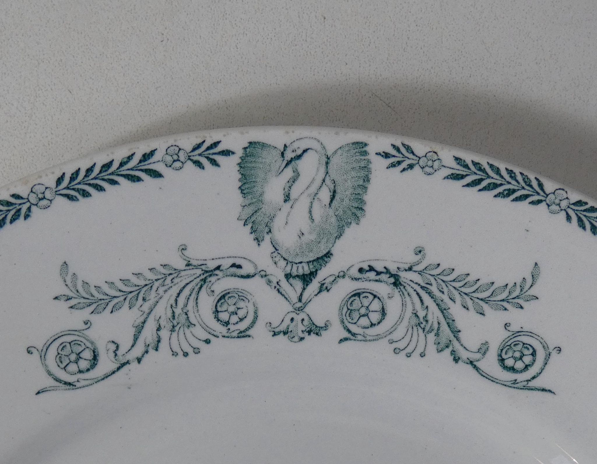 6 assiettes plates compiegne terre de fer