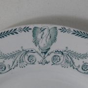 6 assiettes plates compiegne terre de fer