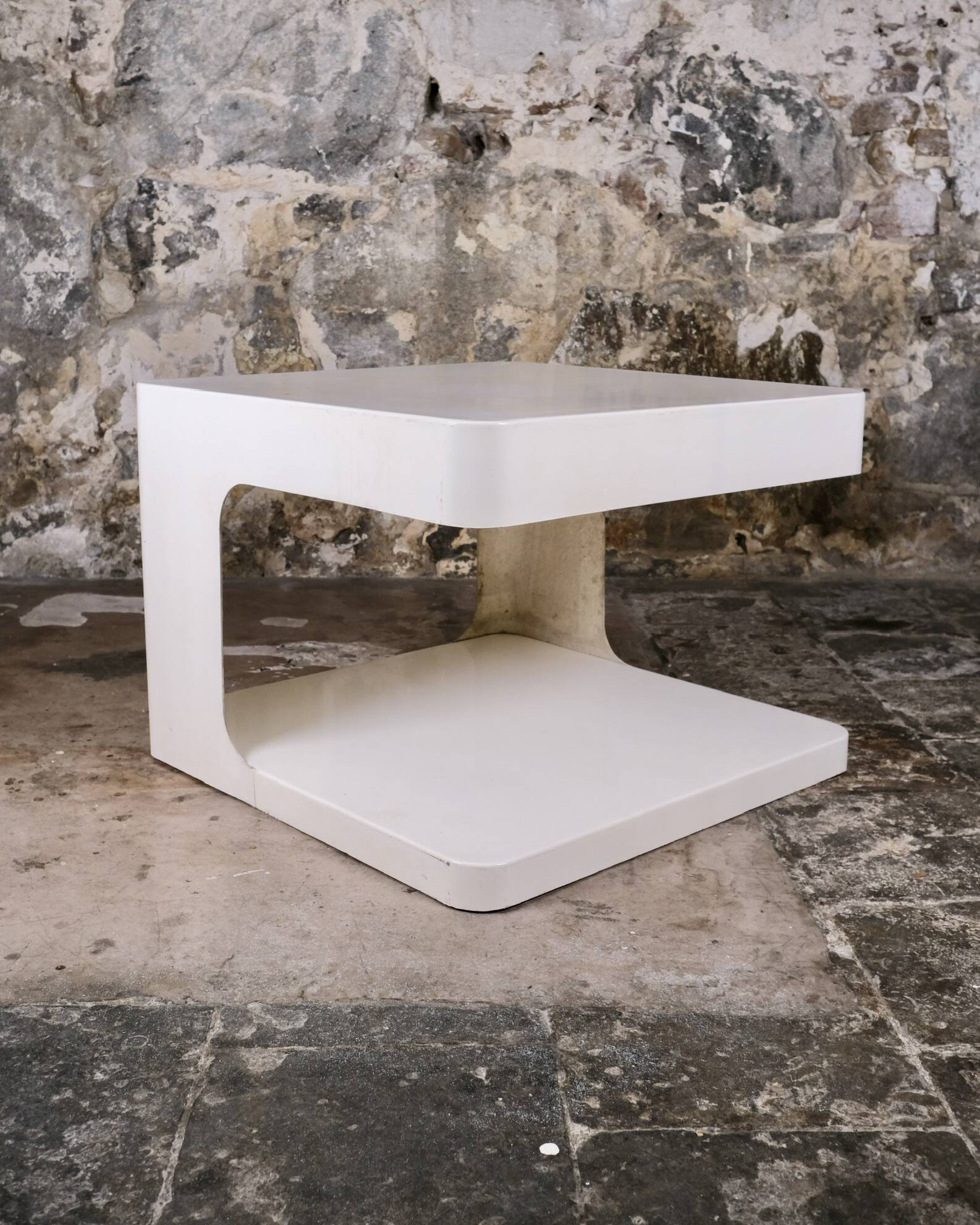 Large side table, Valérie Doubroucinskis for Rodier, 1970s