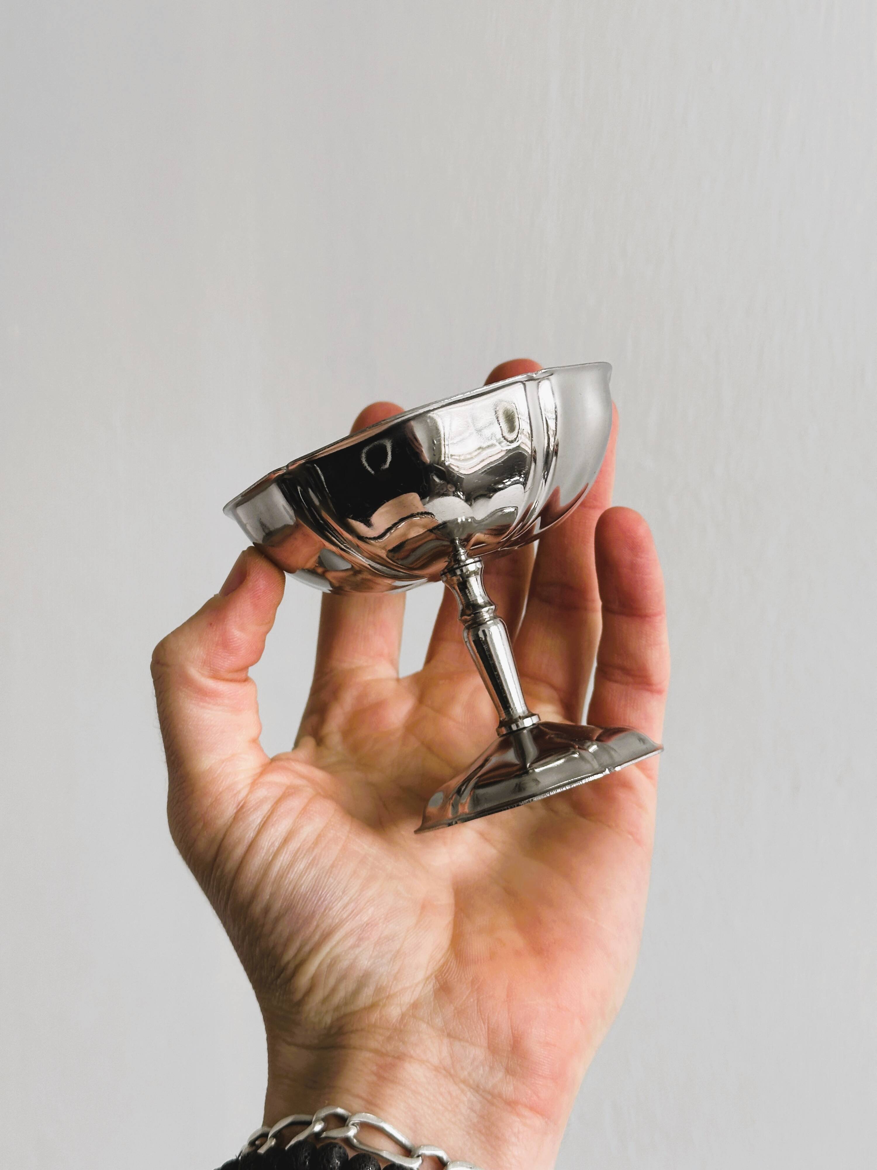 6 Letang Remy stainless steel footed cups