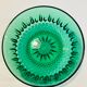 GREEN GLASS BOWL 60S - RETRO-KITCHEN-VINTAGE