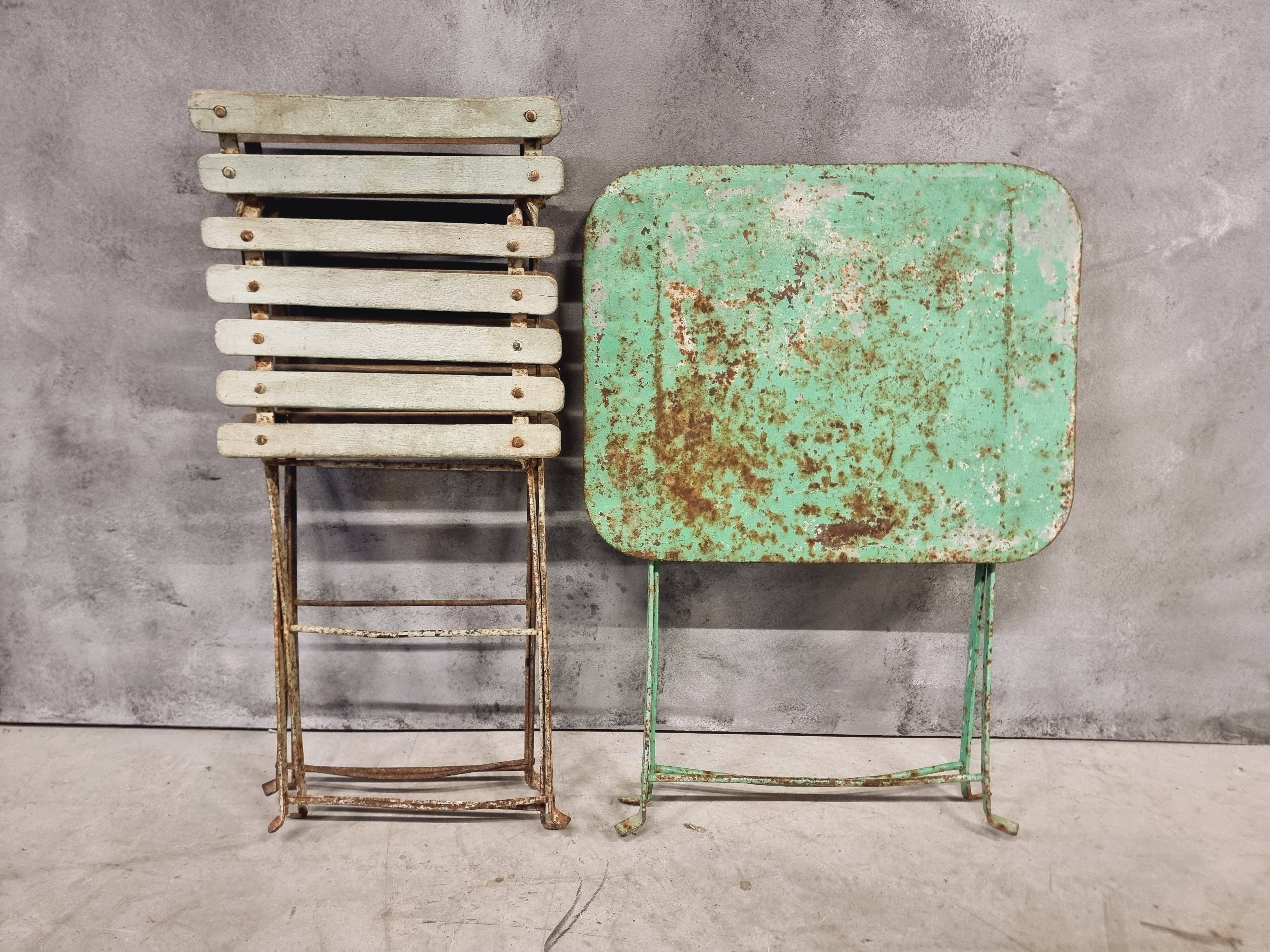 Antique French bistro set for children