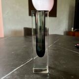 Vintage Murano glass vase somerso 1960