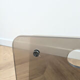 Vintage plexiglass magazine rack from the 70s.