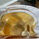 Vintage in Bubble Glass Amber