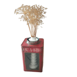 Red metal lantern