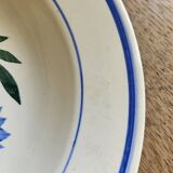 Assiettes creuses vintage fleuries "Phénix"