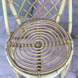 Pair of rattan chairs