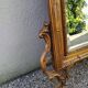Old large Louis XV style mirror, stucco, wood, resin, beveled