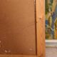 Original mid-century Swedish oil on panel – abstract by Stig Wernheden – vintage & framed – 74 × 54.5 cm (29.1" × 21.5")