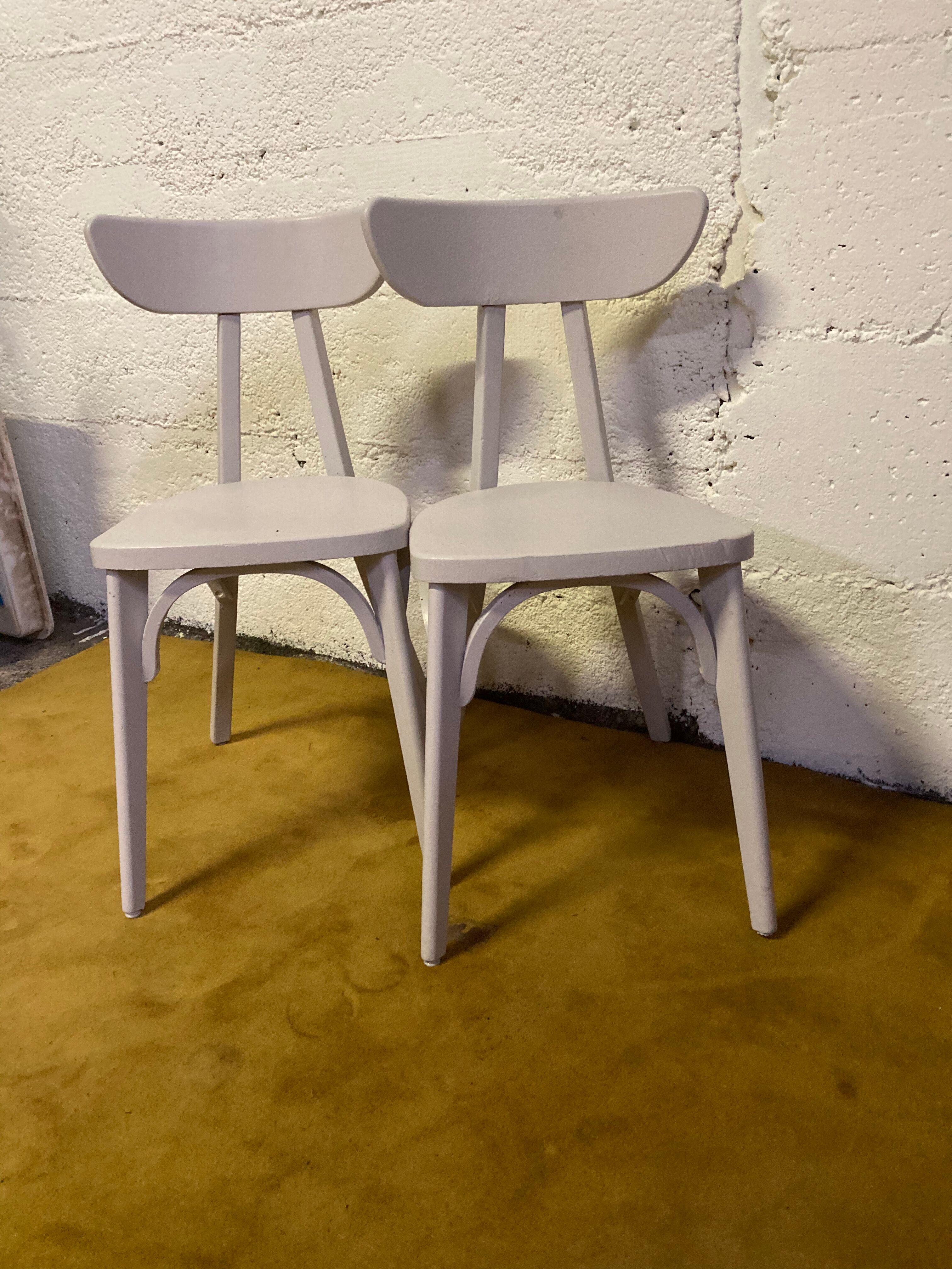 Duo of bistrot chairs