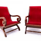 Pair of armchairs from the 1920s, Northern Europe.