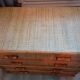 Vintage rattan chest of drawers