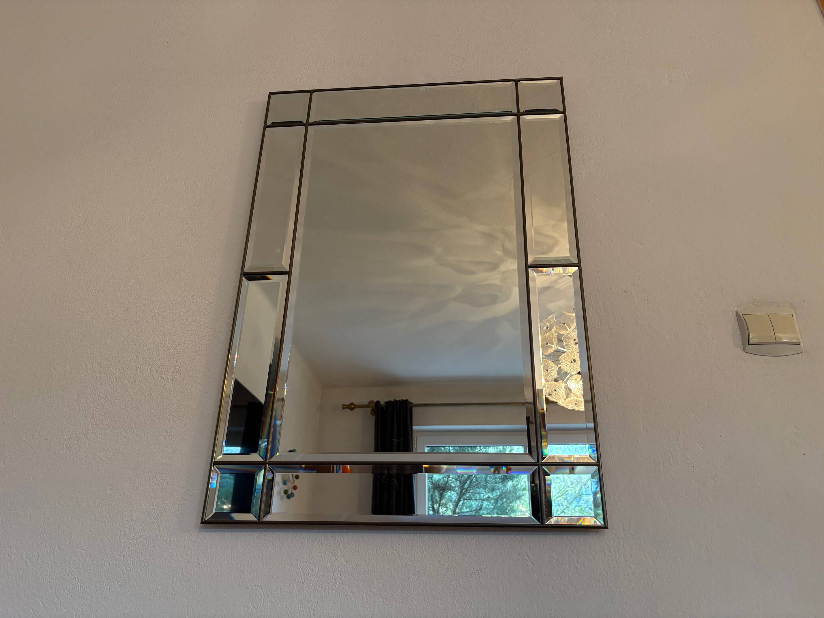 Crystal Mirror, Italy, 1970s