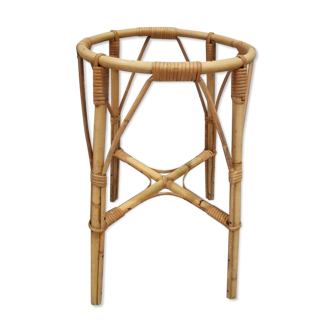 Plant rack in rattan