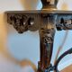 Baroque wall console, steel black