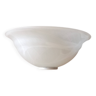 Applique demi-cloche en verre laiteux