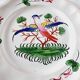 Assiette antique réalisée et peinte à la main du 18ème siècle