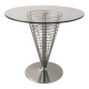 Sculptural table in metal and glass by Verner Panton for Fritz Hansen, 1980