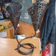 Vintage double candle holder in perforated metal – 60s/70s style