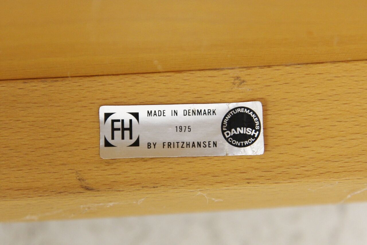 Set of 2 armchairs "Model 1788", Hans J Wegner, Fritz Hansen, Denmark, 1970