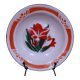 Vintage hollow plate in Chinese enamelled tin.